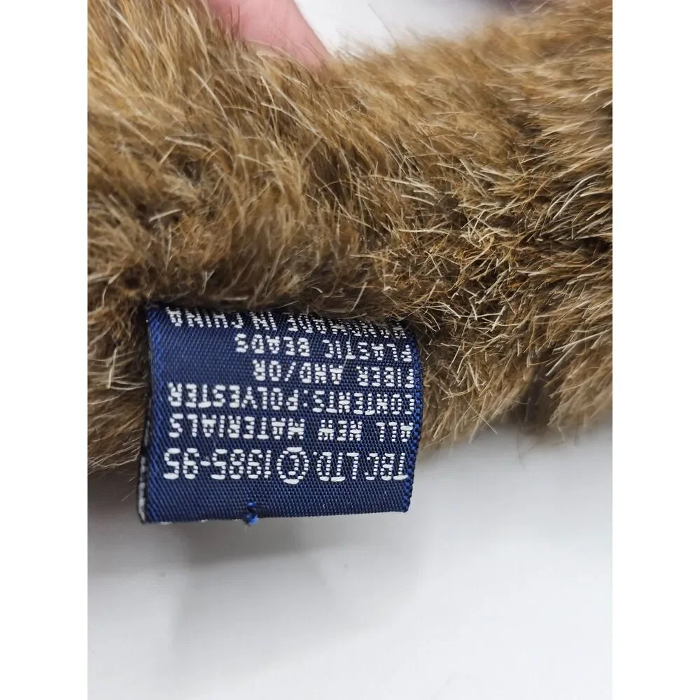 Vintage 1985-1995 Boyds Bears Winston B Bean Teddy Bear Red Sweater Tags